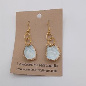 925 Oyster Dangle Earrings NWT